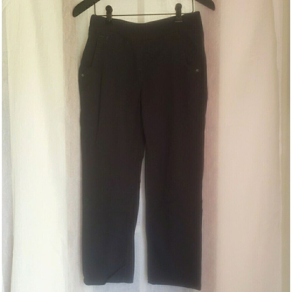 Jag Classic Fit Cropped Black Jeans Women's Size 2/26 Cotton Blend